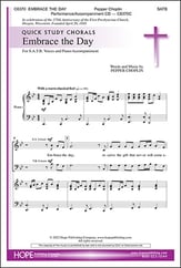 Embrace the Day SATB choral sheet music cover